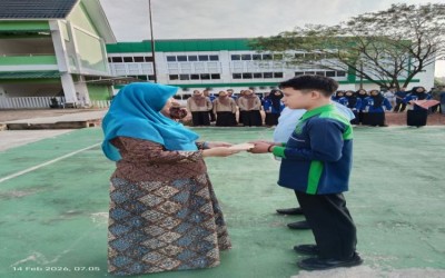 Rafka Abdillah, Murid MTsN 1 Bangka Tengah Dianugerahi Reward sebagai Peserta CBT SNMB MAN IC Bangka Tengah Tahun 2026 yang Lolos TPB Jalur Prestasi