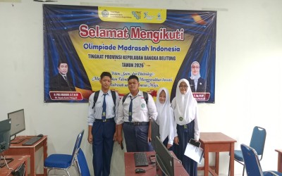 MTsN 1 Bangka Tengah Ikuti OMI Tingkat Provinsi di MTsN 1 Pangkalpinang