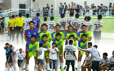 Siswa MTsN 1 Bangka Tengah Ikuti Turnamen Futsal SMP IT Al Bina
